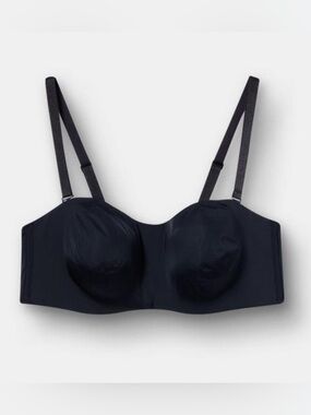Torrid Strapless Unlined Smooth Bra Black Size 44C